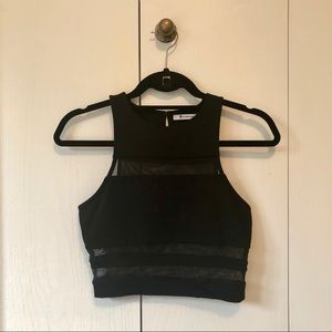 T by Alexander Wang Sheer Stripe Top